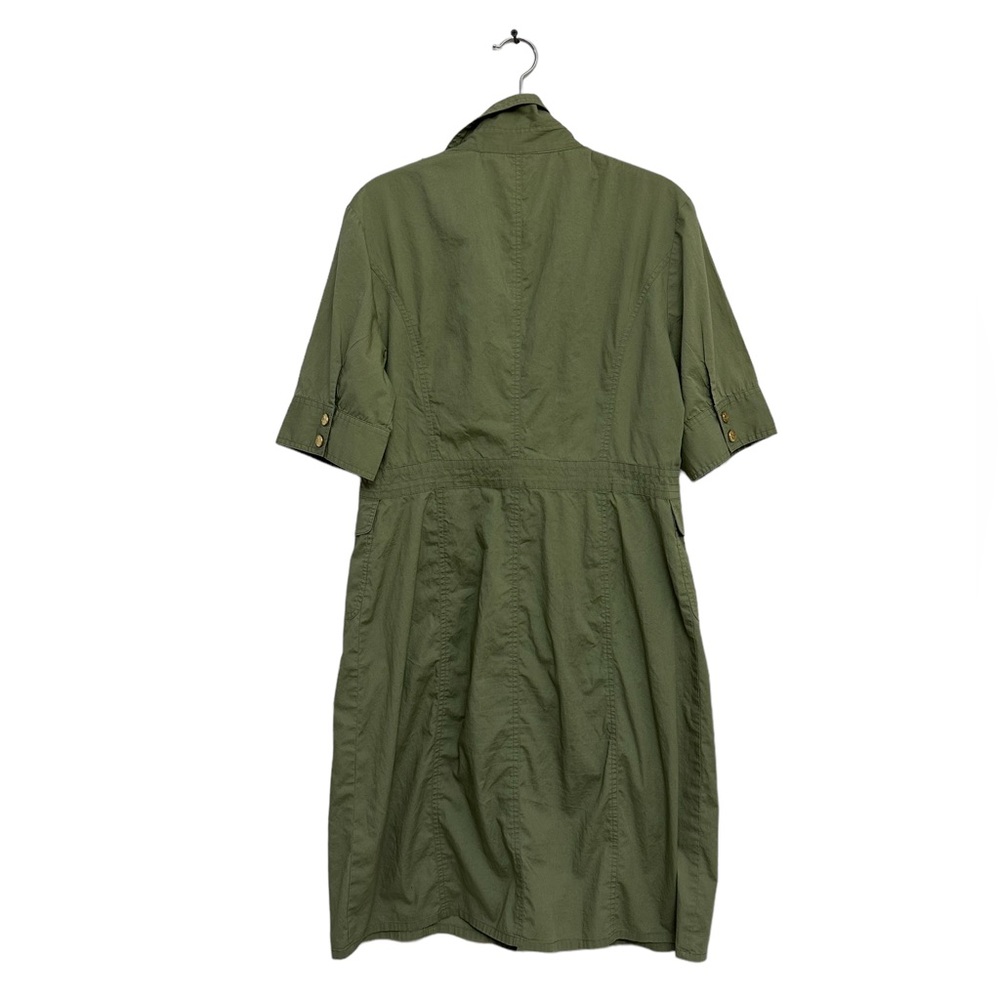 Tory Burch Olive Green Midi Dress - Picture 5 of 6
